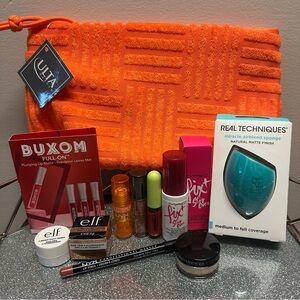 New 10 Piece Makeup set (primer,lipstick, setter spray, powder, lip liner& more)